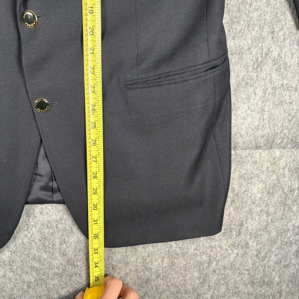Canali Suit Jacket‎ Blazer Men's Italian 52 USA 42 100% Wool Navy Blue Preppy